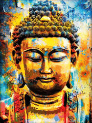 VARVIKAS Set goblen cu diamante, cu sasiu, Buddha, 30x40 cm (LE146e)