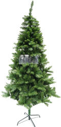 Flippy Brad artificial de Craciun, clasic, pentru interior exterior, inaltime 210 cm, diametru 125 cm, 957 ramuri, Flippy, verde, suport metalic inclus (teo-106806)