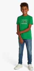Tommy Hilfiger gyerek pamut póló zöld, nyomott mintás, KB0KB09538 - zöld 110