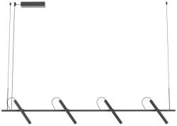 Redo Group Praxi fekete LED függesztett lámpa (RED-01-4268) LED 1 izzós IP20