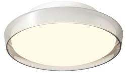 Redo Group Arca fehér-füstszínű vízvédett fürdőszobai LED mennyezeti lámpa (RED-01-3795) LED 1 izzós IP44