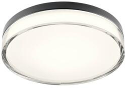 Redo Group Frisbi fekete-fehér vízvédett fürdőszobai LED mennyezeti lámpa (RED-01-3736) LED 1 izzós IP44