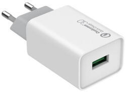 ColorWay Hálózati USB Töltő - Quick Charge 3.0 - 18W - Fehér (CW-CHS013Q-WT)