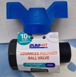 Plassim Kpe Fémgolyós műanyag golyóscsap KB 3/4″ (170VLFM0202B) (170-VLFM0202-B)
