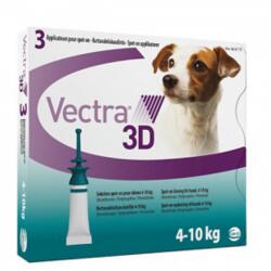 Vectra 3D spot-on antiparazitara 4-10 kg 3 pipete