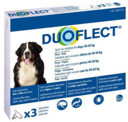 DUOFLECT Dog XL 40-60 kg 3 pipete
