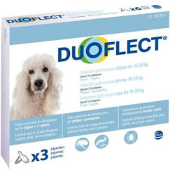 DUOFLECT Dog M 10-20 kg 3 pipete
