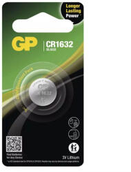 GP Batteries Lítium Gombelem CR1632 1db/bliszter (B15951) - tacklebait