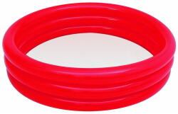 Bestway Piscina gonflabila rotunda, 3 inele, Bestway, 183 x 33 cm, Rosu (5033)