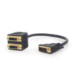 Gembird A-DVI-2DVI-01 Passive DVI-D Male/Dual DVI-I Female Splitter Kábel