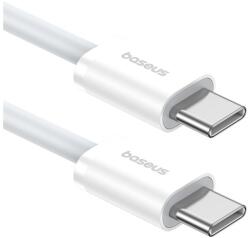 Baseus SUPERIOR adatkábel (Type-C - Type-C, 30W, PD gyorstöltés támogatás, 100cm, törésgátló) FEHÉR (P10365200211-00)