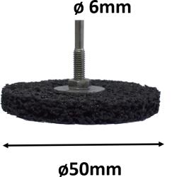 ABRABORO CSAPOS CSISZOLÓKORONG NÉGERTÁRCSA FÚRÓGÉPHEZ (50X13X6mm)(040205013601)
