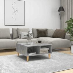 vidaXL Dohányzóasztal, betonszürke, 60x60x30 cm, forgácslap (805981)