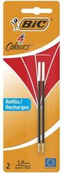 BIC Golyóstollbetét, 0, 32 mm, BIC "4 Colours" piros - 2db (BC929243)