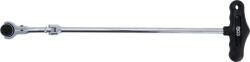 BGS technic Clichet reversibil cu mâner T articulat, antrenare 6, 3 mm (1/4"), BGS 2126 (B-2126)