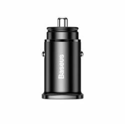 Baseus Incarcator Auto Baseus Square PPS 30W 5A 1 x USB-A - 1 x USB-C Negru CCALL-AS01 (inc/bas/sq/30/5a/1x/1x/ne)
