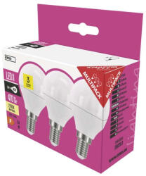 EMOS LED izzó Classic Mini Globe / E14 / 5 W (40 W) / 470 lm / meleg fehér (ZQ1220.3) - scom
