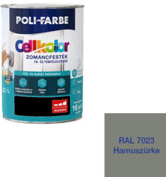 POLI-FARBE Poli-Farbe Cellkolor magasfényű zománcfesték RAL 7023 hamuszürke 5 l