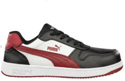 PUMA Frontcourt Blk/Wht/Red Low S3L ESD FO HRO SR munkavédelmi cipő 41 (PUM-640200-41)