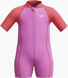 Speedo Learn To Swim neoprén neonlila egyrészes gyermek úszóruha