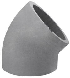 HEATPEX Cot 45° HEATPEX ARIA ADURO, tehnologie OneClick® , Ø125 [mm], material EPS, etanșeitate ATC 1, suprafață antibacteriană, antimucegai, cu inserție de grafit. Garanție 2 ani (529125901)