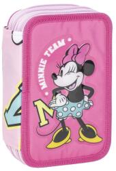 MINNIE Felszerelt tolltartó, Giotto Minnie Team, 3 cipzár, 43 darabos, 12 x 6 x 19 cm (2700001151)