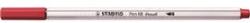 STABILO Pen 68 brush vörös ecsetfilc (STABILO_568/50) (STABILO_568/50)