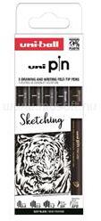 uni Pin Sketching 5 darabos rajzmarker készlet (2UPIN5PASP017) (2UPIN5PASP017)