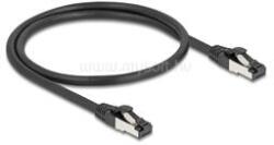 Delock RJ45 hálózati kábel Cat. 8.1 S/FTP 0, 5 m (fekete) (DL80570) (DL80570)