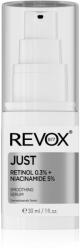 Revox JUST Retinol 0.3% + Niacinamide 5% hidratáló kisimító emulzió a bőröregedés ellen 30 ml