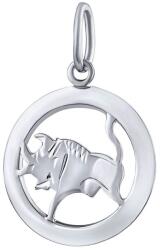 Silvego Pandantiv din argint al semnului zodiacal Taur - rotund SILVEGOB10283S05