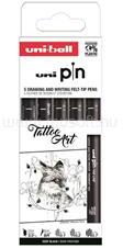 uni Pin Tattoo Art 5 darabos rajzmarker készlet (2UPIN5PASP018) (2UPIN5PASP018)