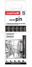 uni Pin Classic 5 darabos rajzmarker készlet (2UPIN5PASP009) (2UPIN5PASP009)