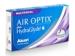 Alcon Air Optix plus HydraGlyde Multifocal (3 db), havi kontaktlencse