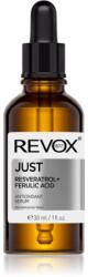 Revox JUST Resveratrol + Ferulic Acid ser antioxidant pentru față și gât 30 ml