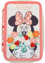 MINNIE Beépített tolltartó, 3 cipzárral, Minnie, 12 x 6 x 19, 5 cm (000564398)