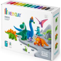 HEY CLAY Hey agyagkészlet - Dinoszok, 15 doboz