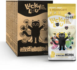  Lucky Lou 9kg Lucky Lou Kitten baromfi & csirke száraz macskatáp