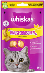 Whiskas 6x60g Whiskas Temptations ropogós falatok csirke & sajt macskasnack