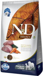 N&D 7kg N&D Brown Adult Medium & Maxi bárány, sárgarépa & spirulina száraz kutyatáp