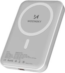 Wozinsky WRW349YWS 10, 000 mAh Mágneses Power Bank - Fehér
