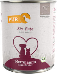 Herrmanns 24x800g Hermann's Kreatix Mix Bio kacsa étrend-kiegészítő eledel kutyáknak