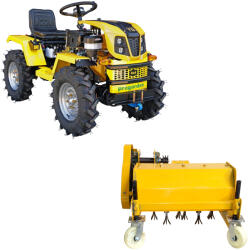 ProGarden Minitractor ProGARDEN Campo T18 V25.1 4x4 18CP benzina hidraulica fata-spate roti 6.00-12 Tocator vegetatie TV600 (4560000103/3) - agromoto
