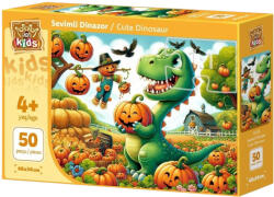 Art Puzzle Детски пъзел Art Puzzle от 50 XXL части - Сладък динозавър (35328) - ozone
