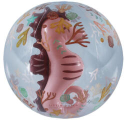 Little Dutch felfújható 3D strandlabda - Ocean Dreams pink (LD2012397)