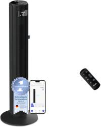 Levoit Ventilator turn Levoit 7.9m/s Smart APP Quiet Ventilator pentru dormitor, oscilatie de 90deg si reglare de 60deg Ventilator turn cu telecomanda, 12 viteze 4 moduri 12H, aplicatie si control vocal (LTF