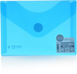 Office Box Plic plastic Office box, A6, prindere tip arici, tip V, albastru FR90926