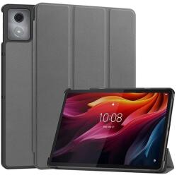 Gigapack Lenovo Tab K11 Plus Gigapack Tok - Bőr Hatású Aktív Flip, Asztali Tartó, Sötétszürke
