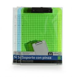 Office Box Clipboard standard Office box, A4, transparent PP, culori asortate FR9215