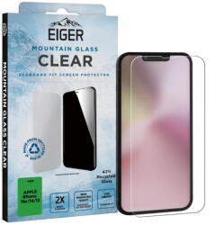 Eiger Folie Sticla Mountain Glass iPhone 16e / iPhone 14 / iPhone 13 / iPhone 13 Pro Clear (EGSP01024)